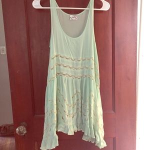 Free People Mint Green Slip
